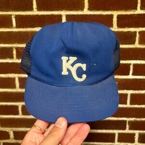 Vintage 80s Kansas City Royals SnapBack Trucker Hat